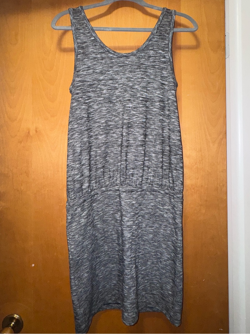 Lou & Grey Heather Gray Sleeveless Tank Midi Dress